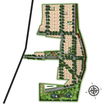 Montira Master Plan — 14.35 acres, 116 plots